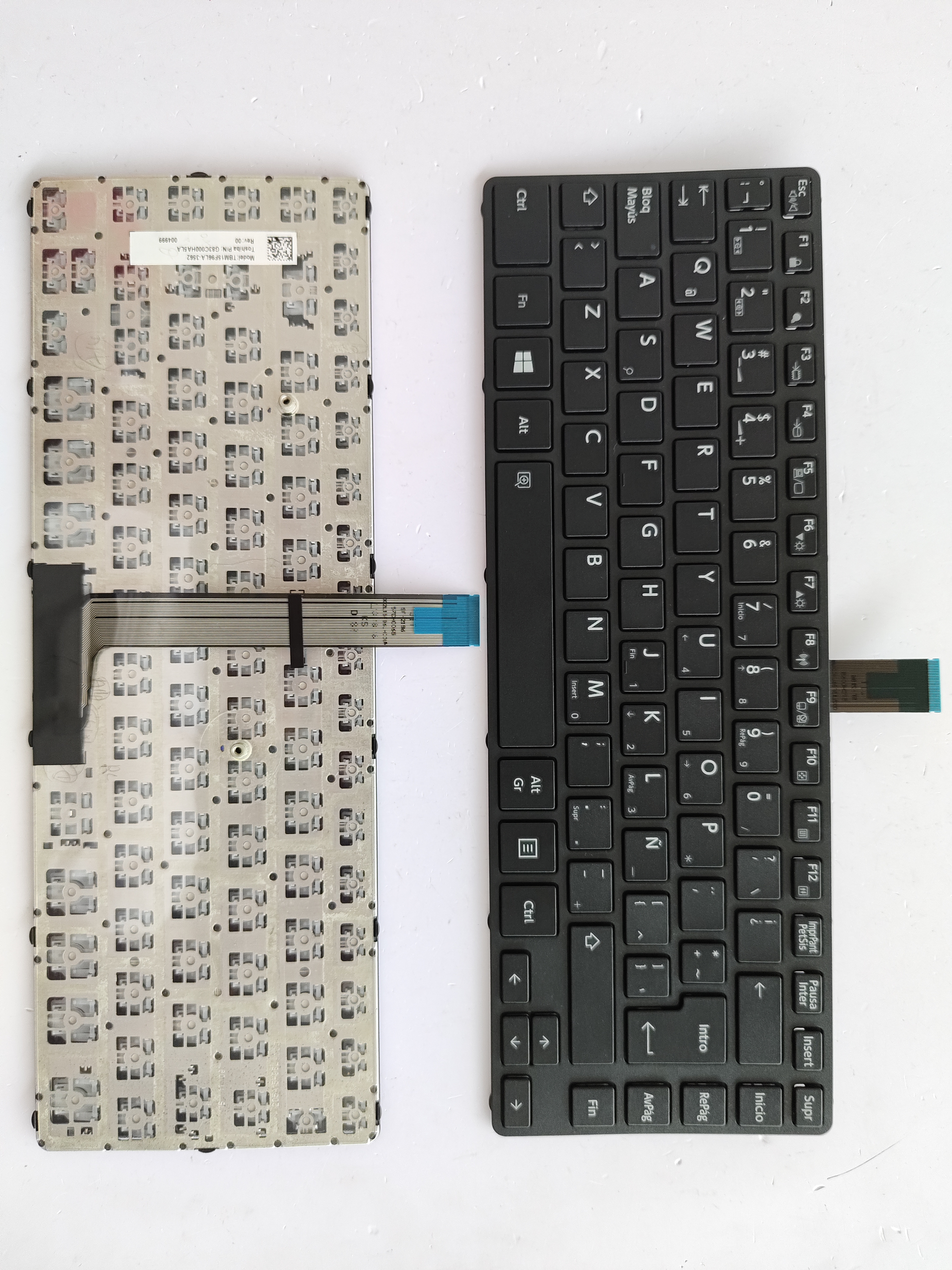 Picture of New Replacement Laptop Keyboard For TOSHIBA A40-C BLACK FRAME BLACK LA Layout